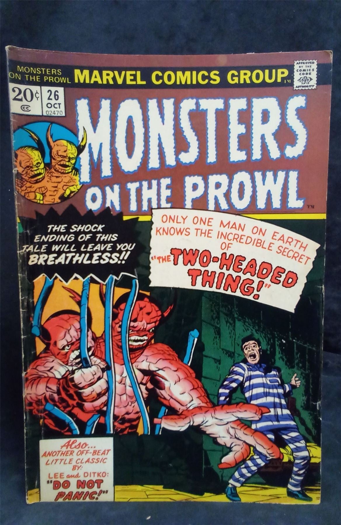 Monsters on the Prowl #26 1973 Marvel Comics Comic Book