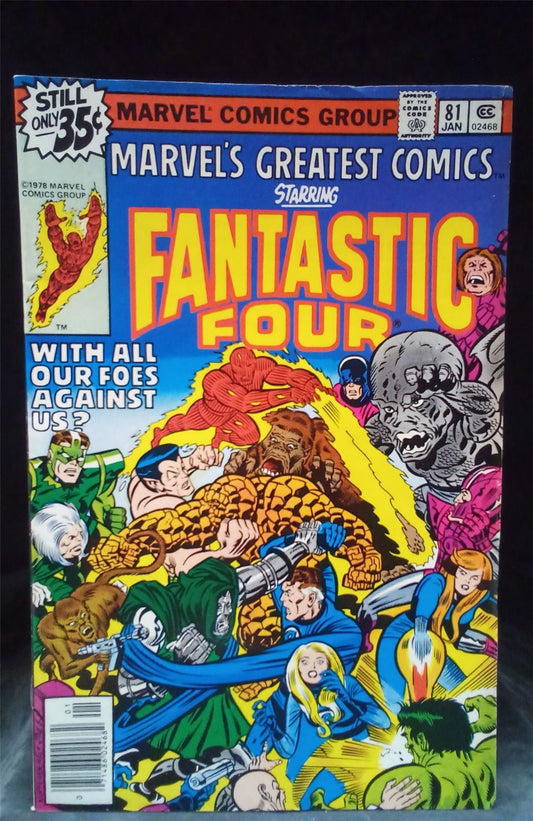Marvel Comics's Greatest Comics #81 1979 Marvel Comics Comic Book