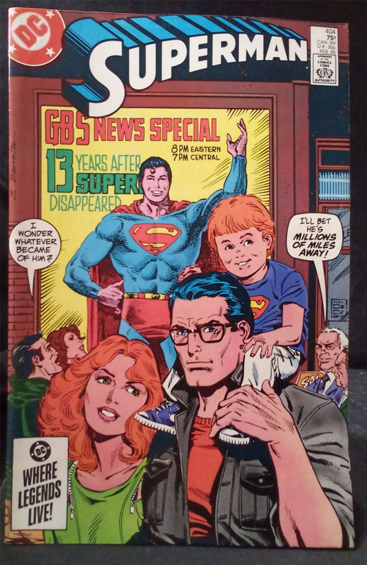 Superman #404 1985 DC Comics Comic Book