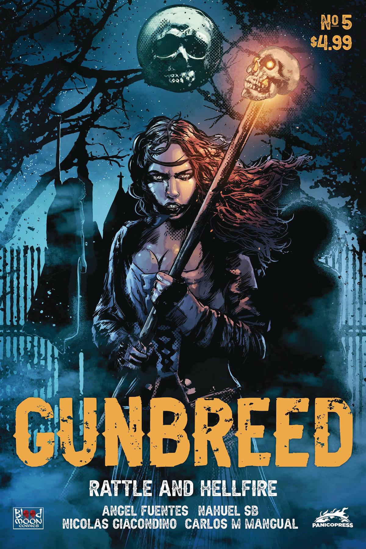 Gunbreed #5 (of 5) Cvr A Hernan Gonzalez & Juan Gutierrez Blood Moon Comics Llc Comic Book