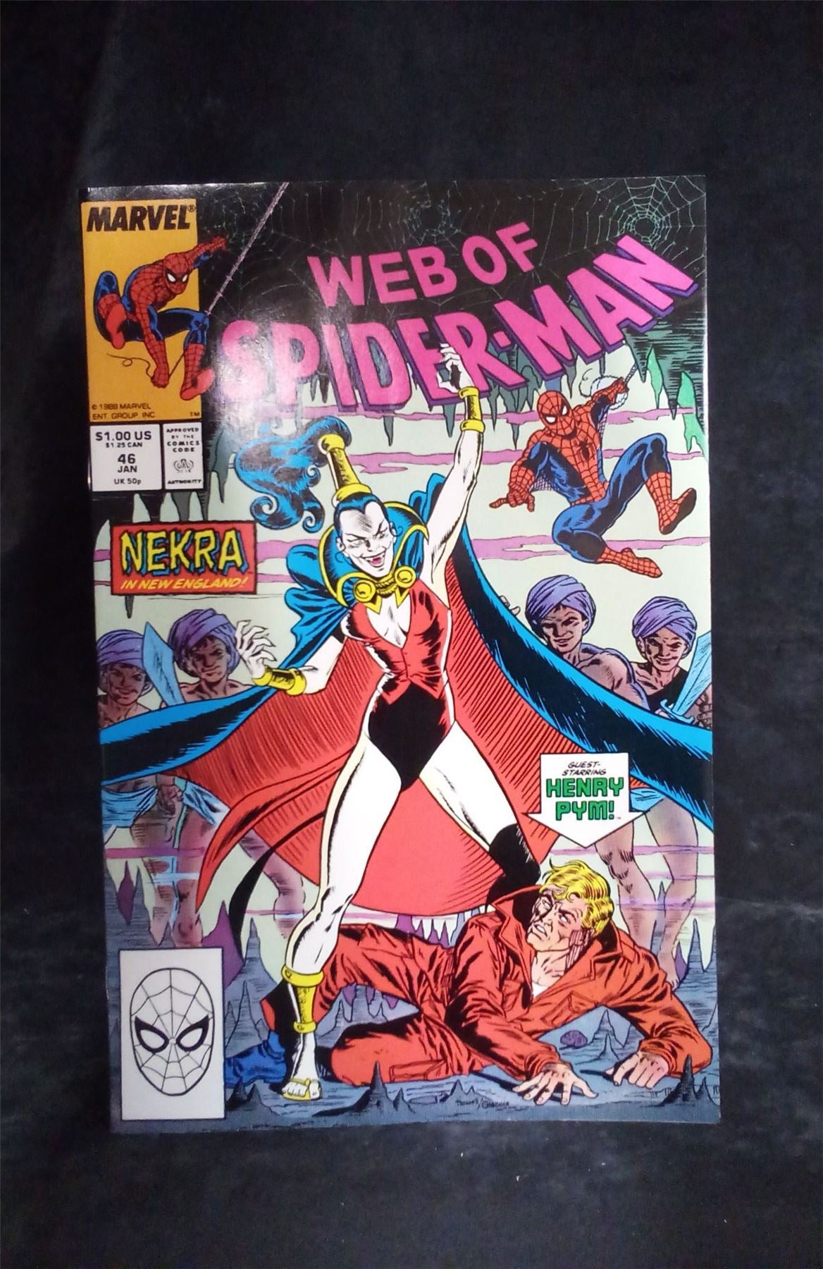Web of Spider-Man #46 1989 Marvel Comics Comic Book