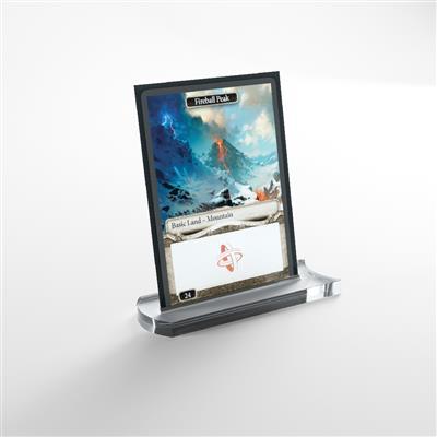 Gamegenic Premium Card Stands - Clear Acrylic  4 Pack