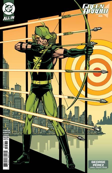 GREEN ARROW #25 CVR D GEORGE PEREZ LEGACY CARD STOCK VAR  DC Comics Comic Book 2025