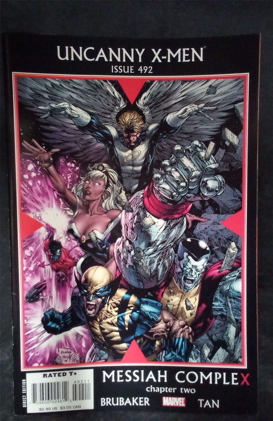 The Uncanny X-Men #492 Direct Edition 2008 Marvel Comics Comic Book