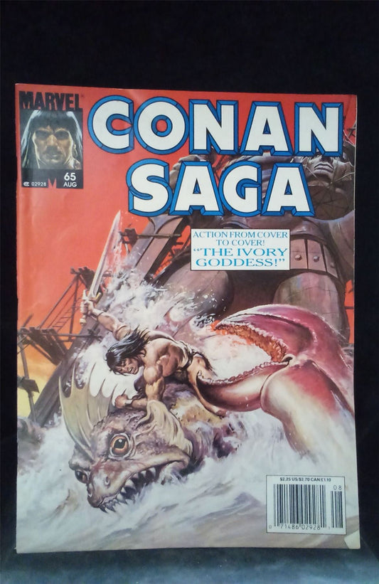 Conan Saga #65 1992 Marvel Comics Comic Book