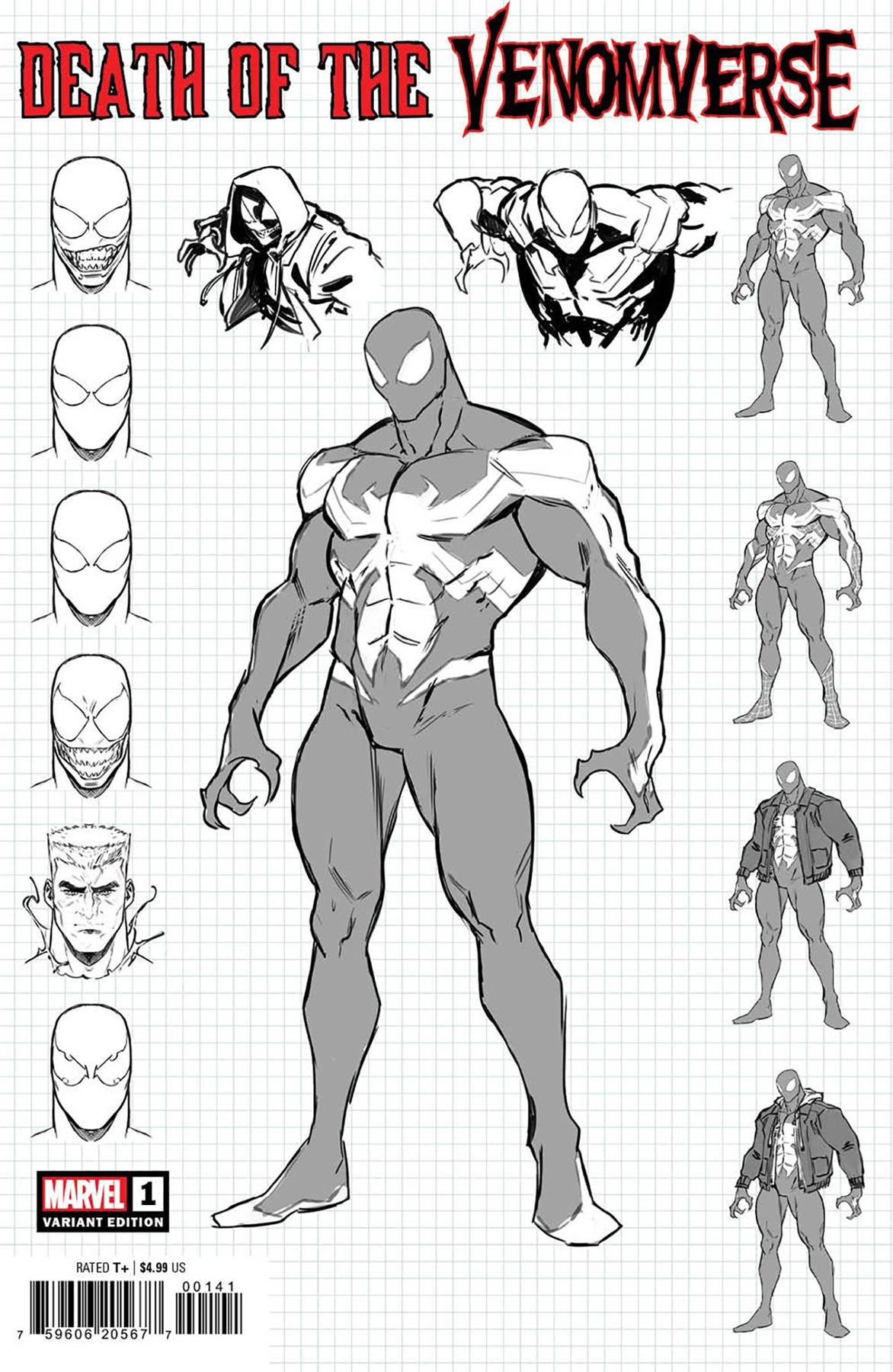 Death Of Venomverse #1 Iban Coello Design Marvel Prh Comic Book 2023