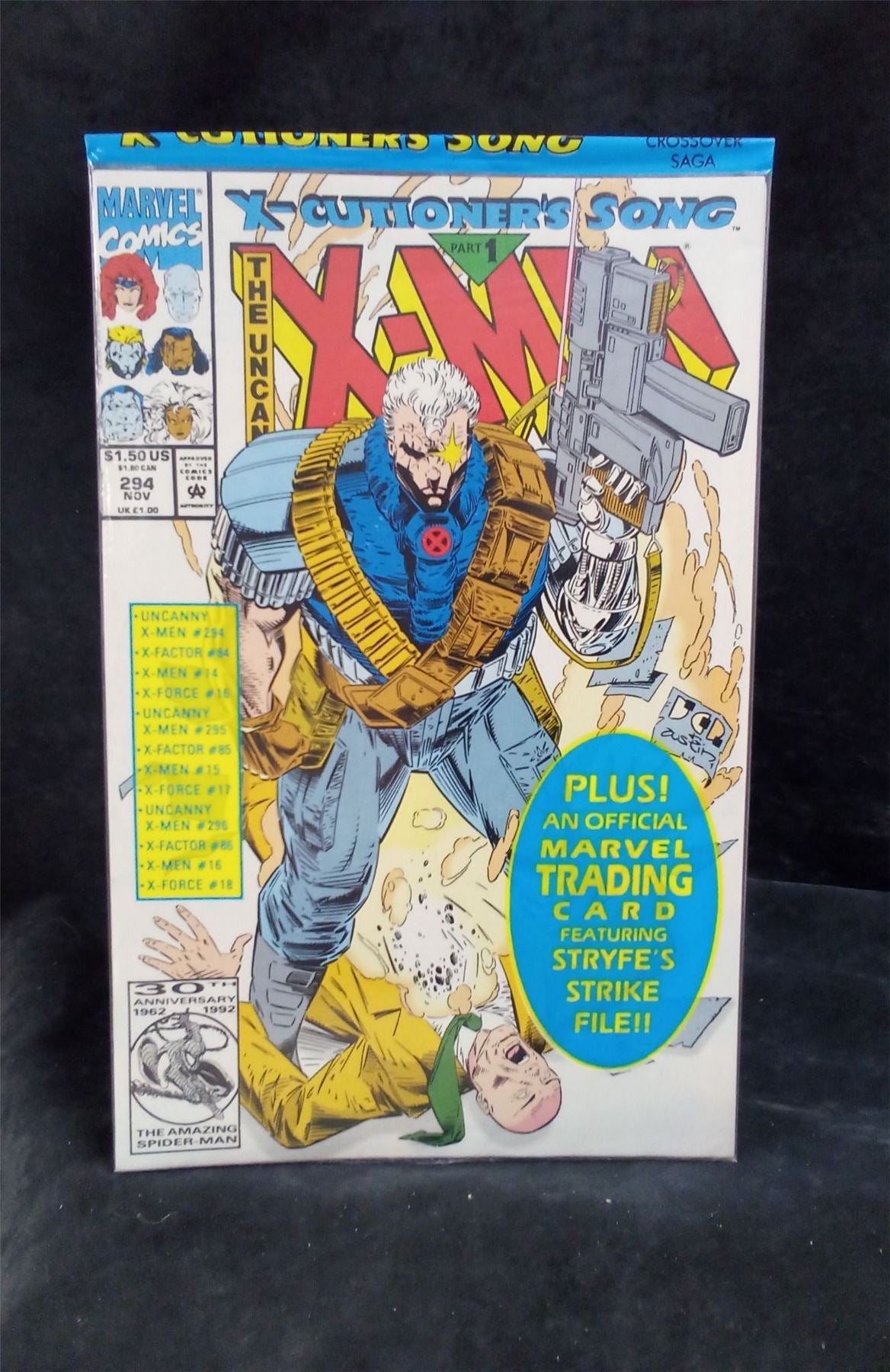 The Uncanny X-Men #294 Bagged Cover 1992 Marvel Comics Comic Book