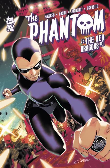 Phantom Vs The Red Dragons (one Shot) Cvr A Alessio Zonno Mad Cave Studios Comic Book