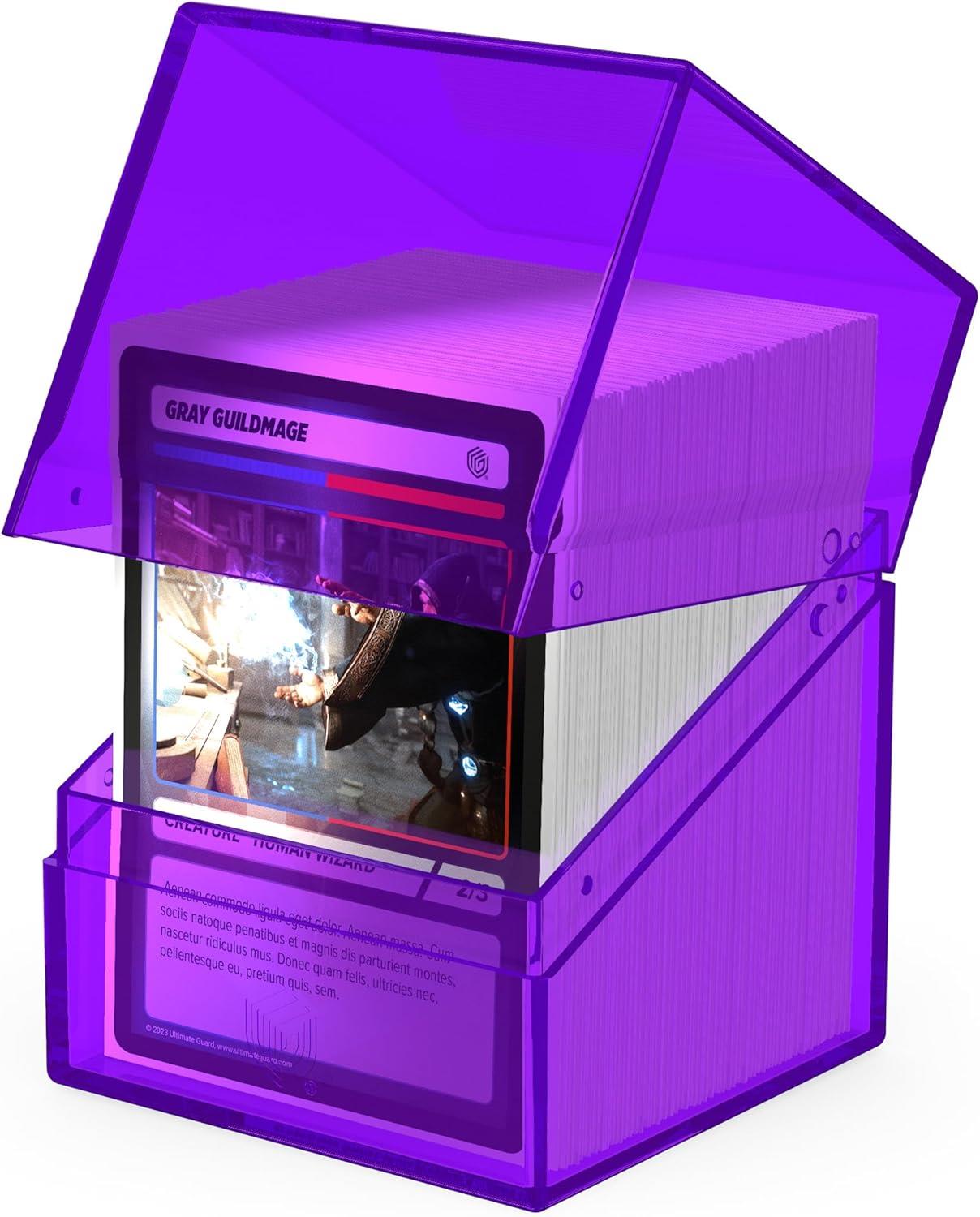 Ultimate Guard Deck Case - Boulder 100+ Clear - Amethyst