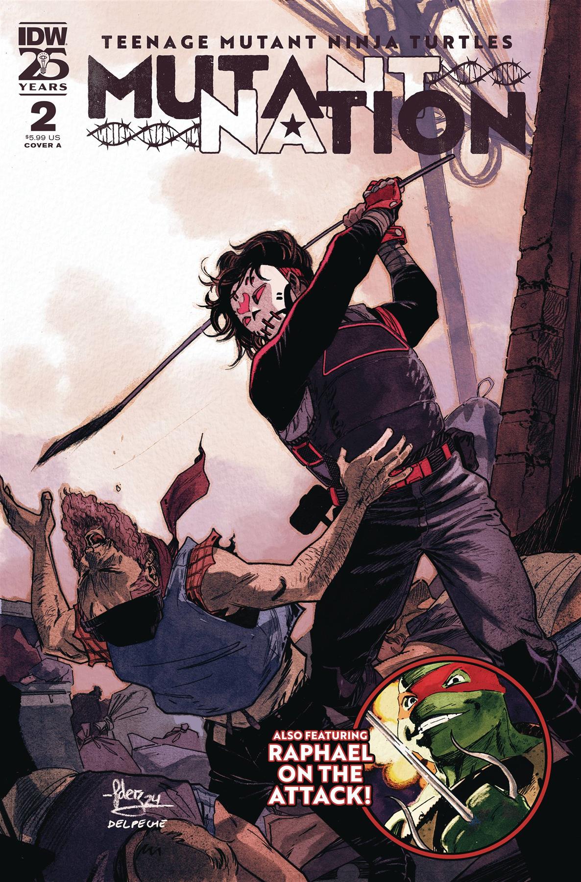 Tmnt Mutant Nation #2 Cvr A Fernandez Idw-prh Comic Book