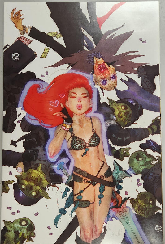 RED SONJA #10 CVR G 20 COPY CALDWELL VIRGIN INCV Dynamite Comics Comic Book
