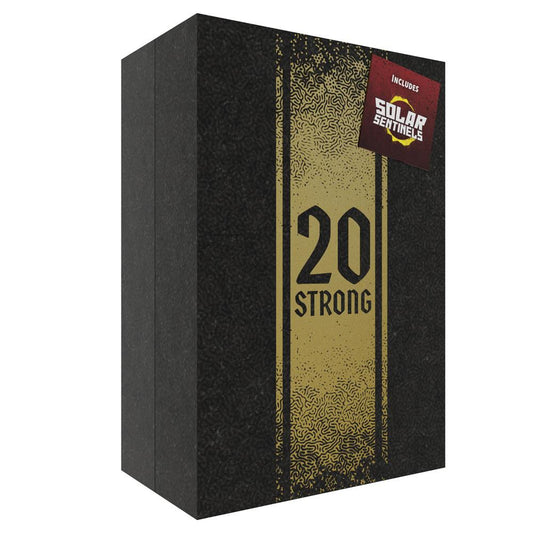 20 Strong Board Game Core Set with Solar Sentinels Board Game by Chip Theory Games