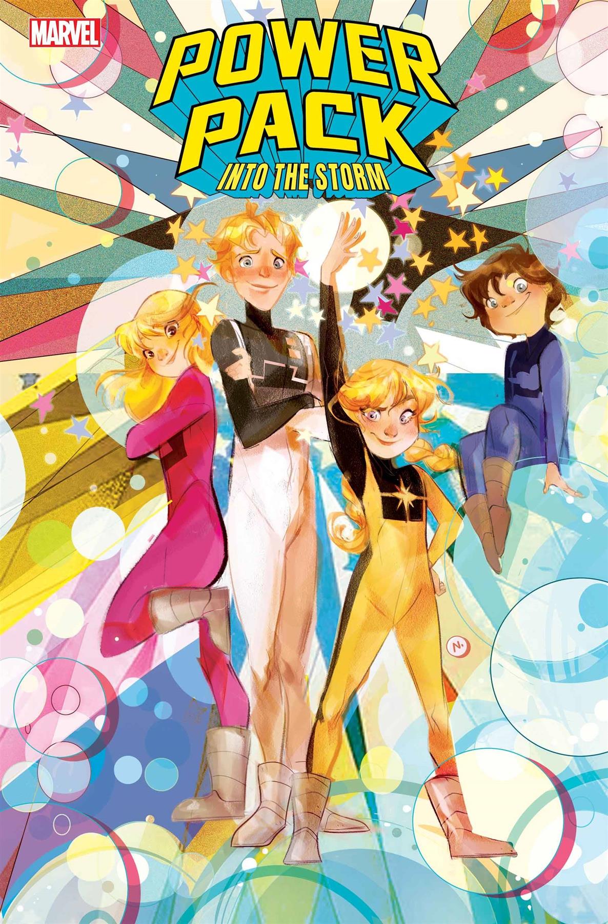 Power Pack Into The Storm #1 Nicoletta Baldari Var (Nicoletta Baldari Var) Marvel Prh Comic Book 2024