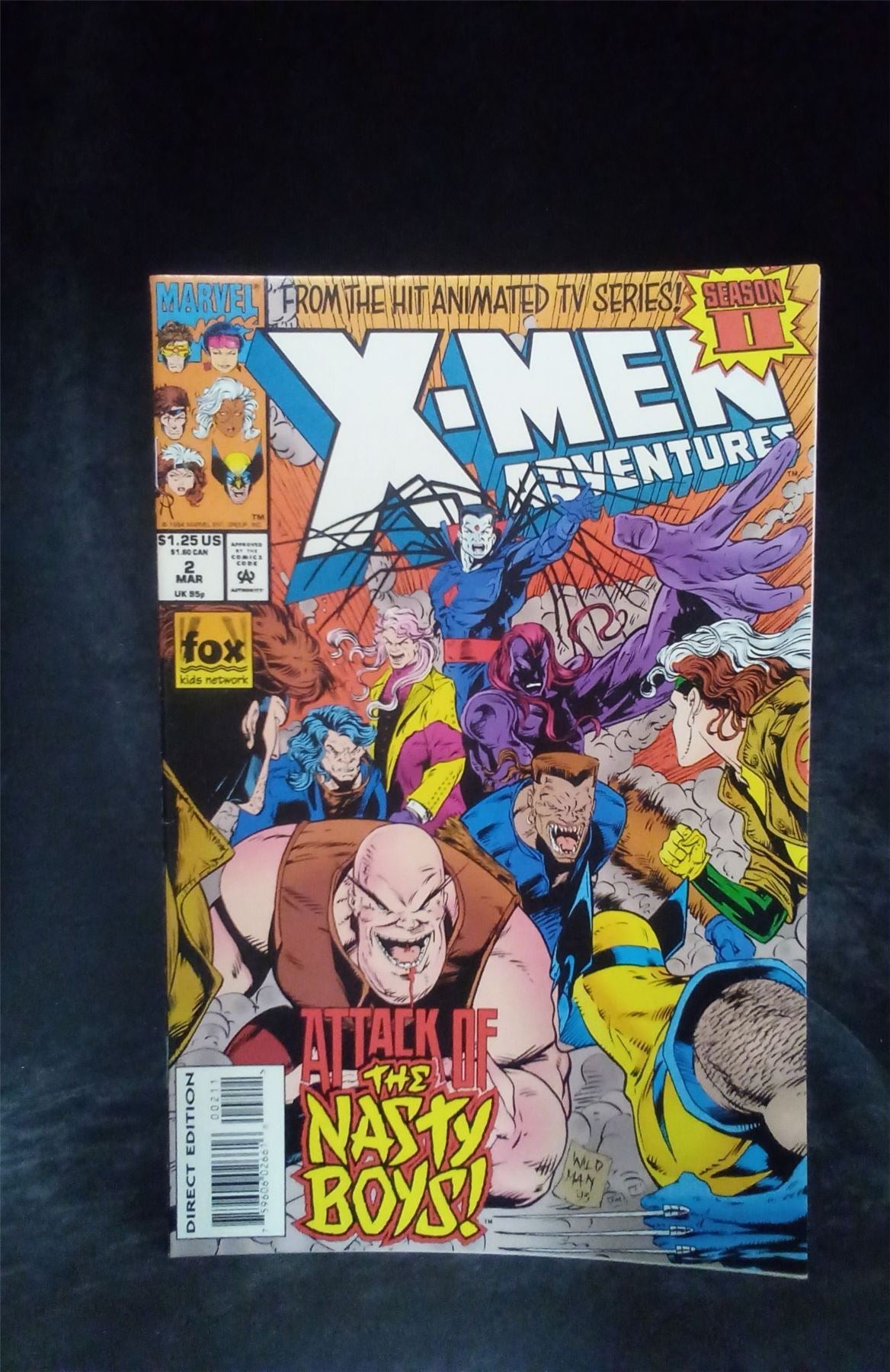 X-Men Adventures #2 1994 Marvel Comics Comic Book
