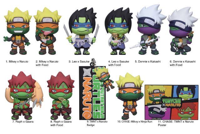 Teenage Mutant Ninja Turtles x Naruto S1 3D Foam Blind Bag Clip by Monogram
