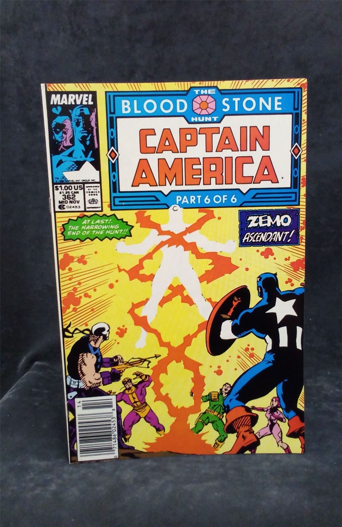 Captain America #362 1989 Marvel Comics Comic Book