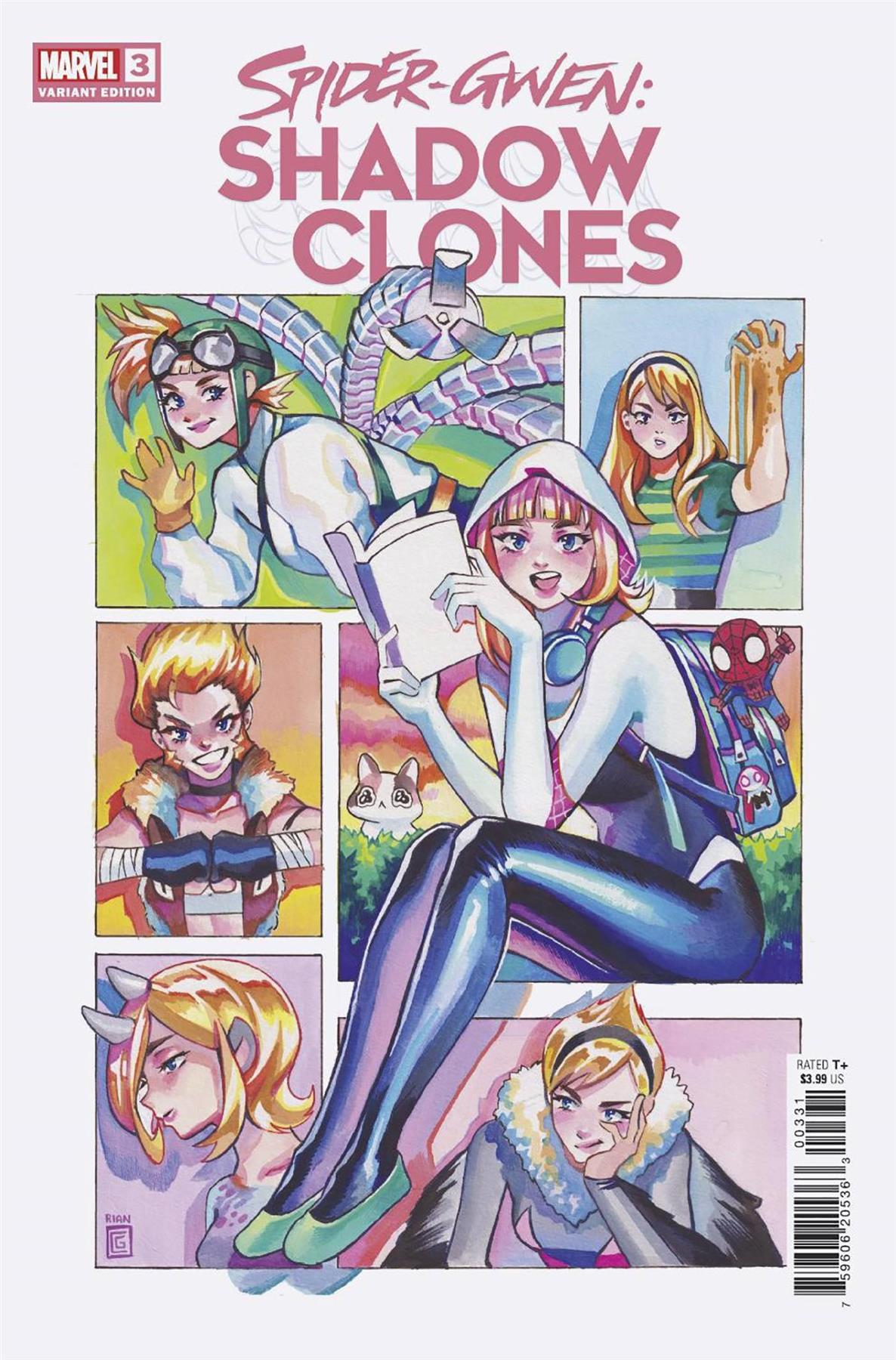 Spider-gwen Shadow Clones #3 Gonzalez Var (Gonzalez Var) Marvel Prh Comic Book 2023