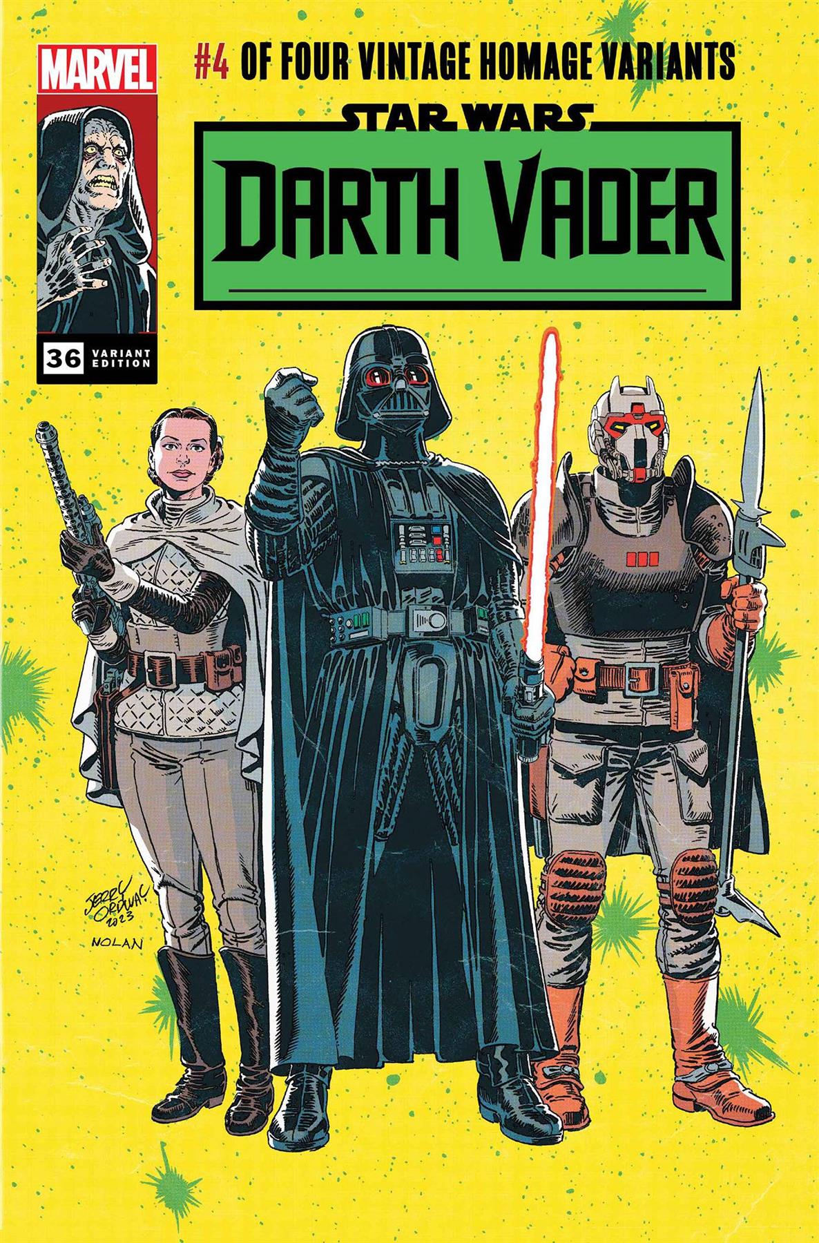 Star Wars Darth Vader #36 Ordway Classic Trade Dress Var (Ordway Classic Trade Dress Var) Marvel Prh Comic Book 2023