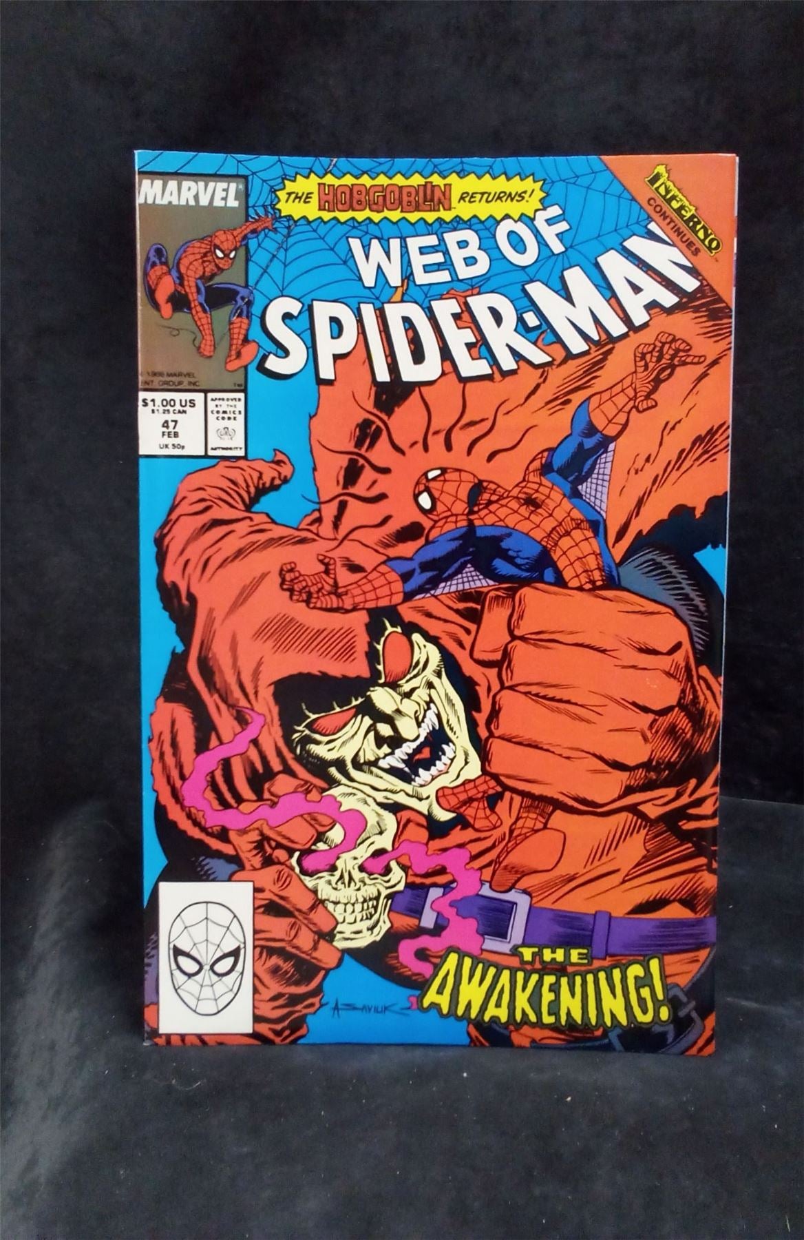 Web of Spider-Man #47 1989 Marvel Comics Comic Book