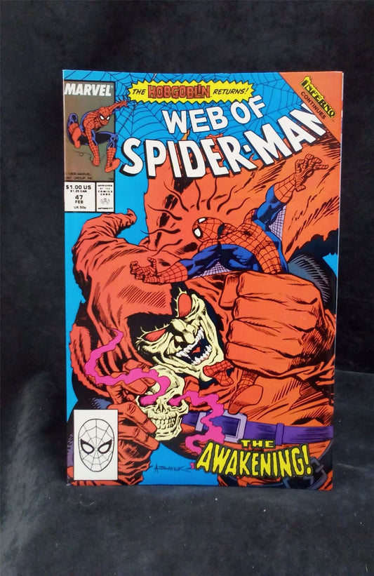 Web of Spider-Man #47 1989 Marvel Comics Comic Book