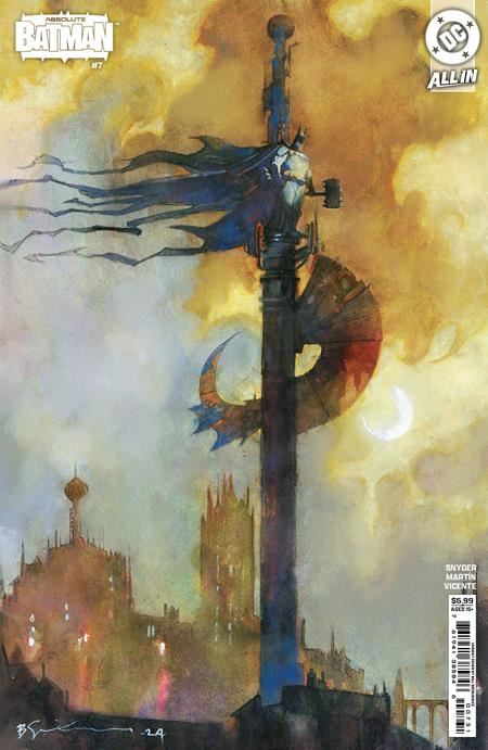 ABSOLUTE BATMAN #7 CVR C BILL SIENKIEWICZ CARD STOCK VAR  DC Comics Comic Book 2025