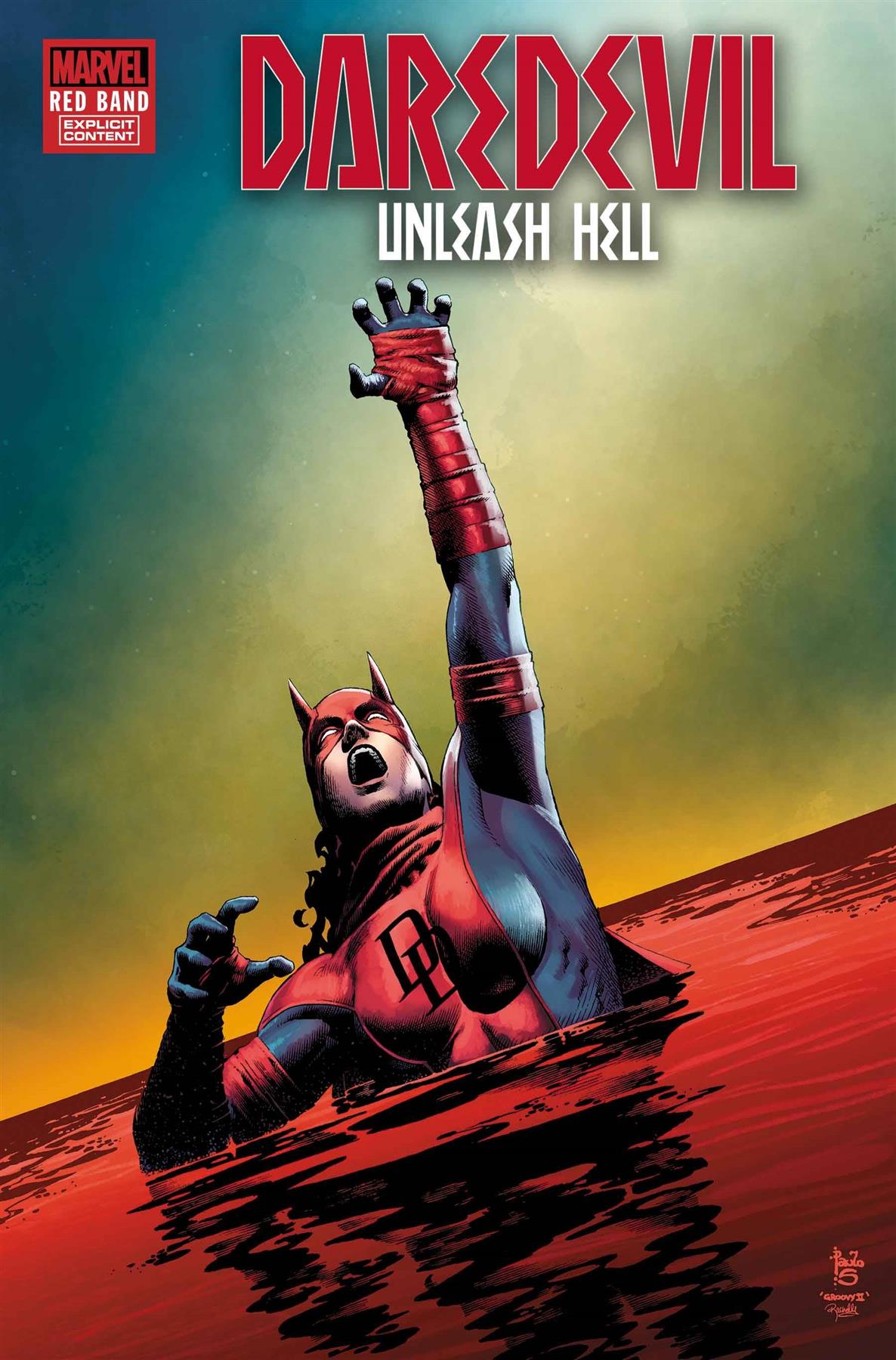 Daredevil Unleash Hell Red Band #2 (polybag) Marvel Prh Comic Book 2025