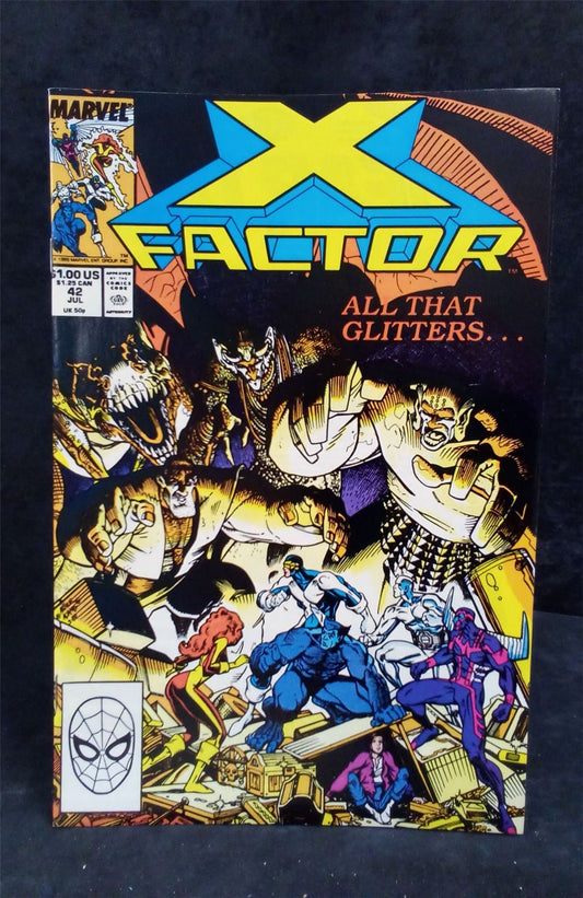 X-Factor #42 Direct Edition 1989 Marvel Comics Comic Book