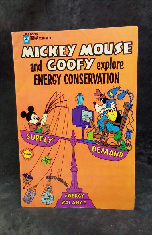 Mickey Mouse and Goofy Explore Energy Conservation disney Comic Book