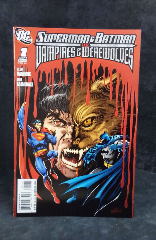 Superman and Batman vs. Vampires and Werewolves #1 2008 DC Comics Comic Book