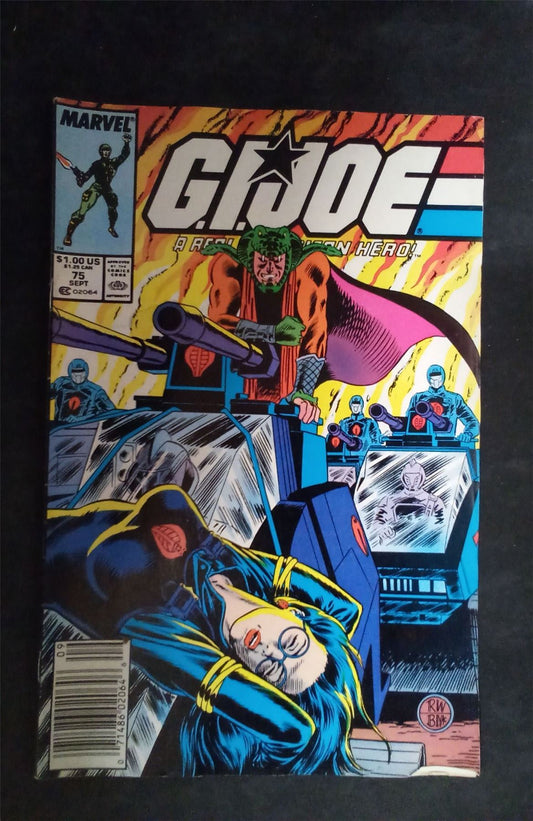 G.I. Joe: A Real American Hero #75 1988 marvel Comic Book