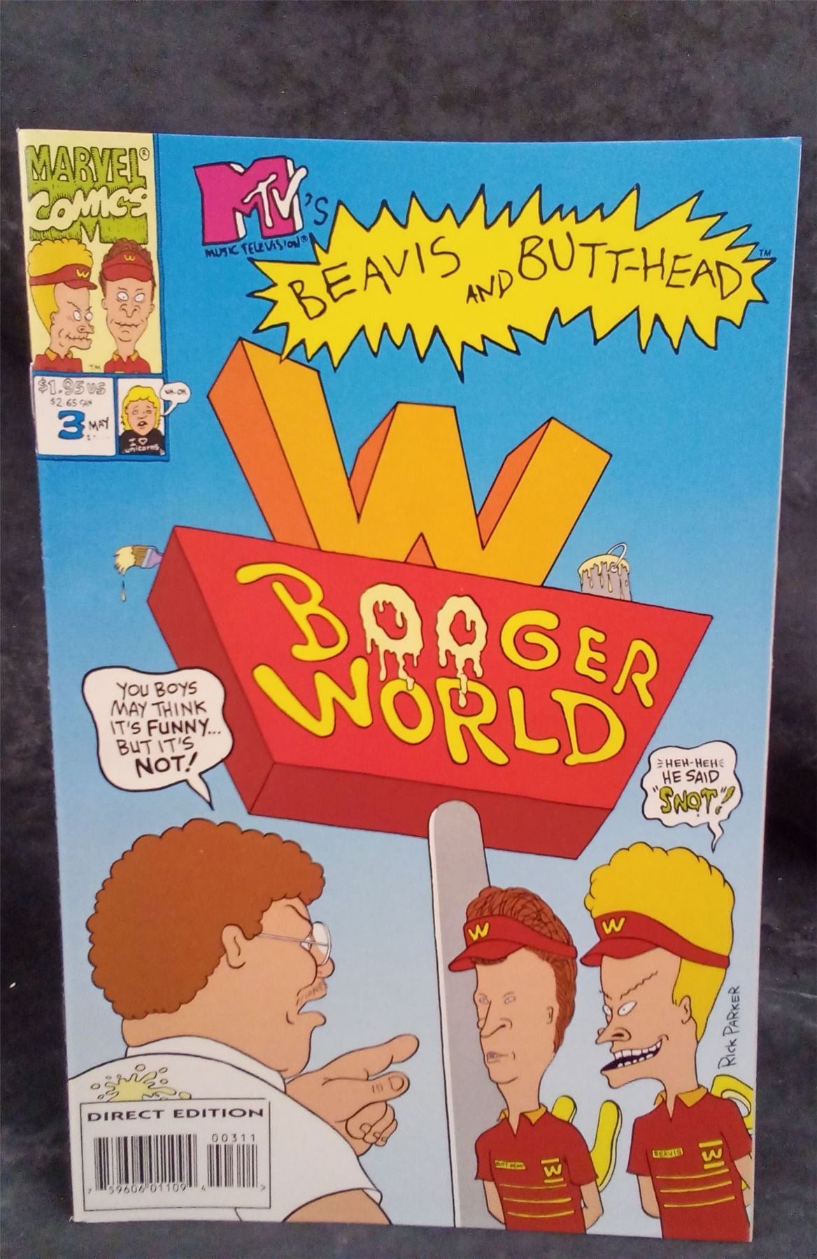 Beavis & Butt-Head #3 1994 Marvel Comics Comic Book