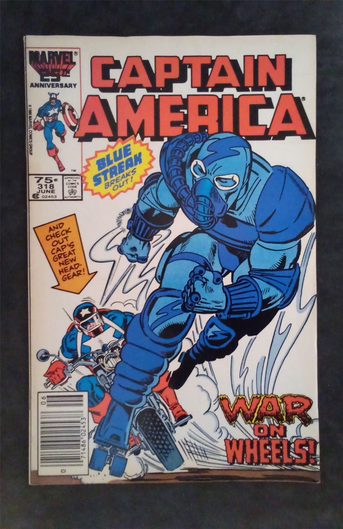 Captain America #318 1986 marvel Comic Book