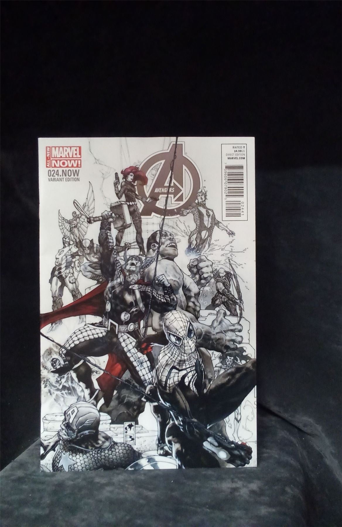 Avengers #24 Bianchi Sketch Cover 2014 Marvel Comics Comic Book