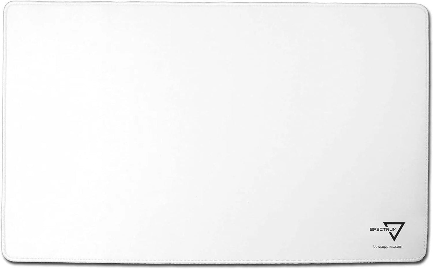 BCW Spectrum Playmat with Stitched Edging - White