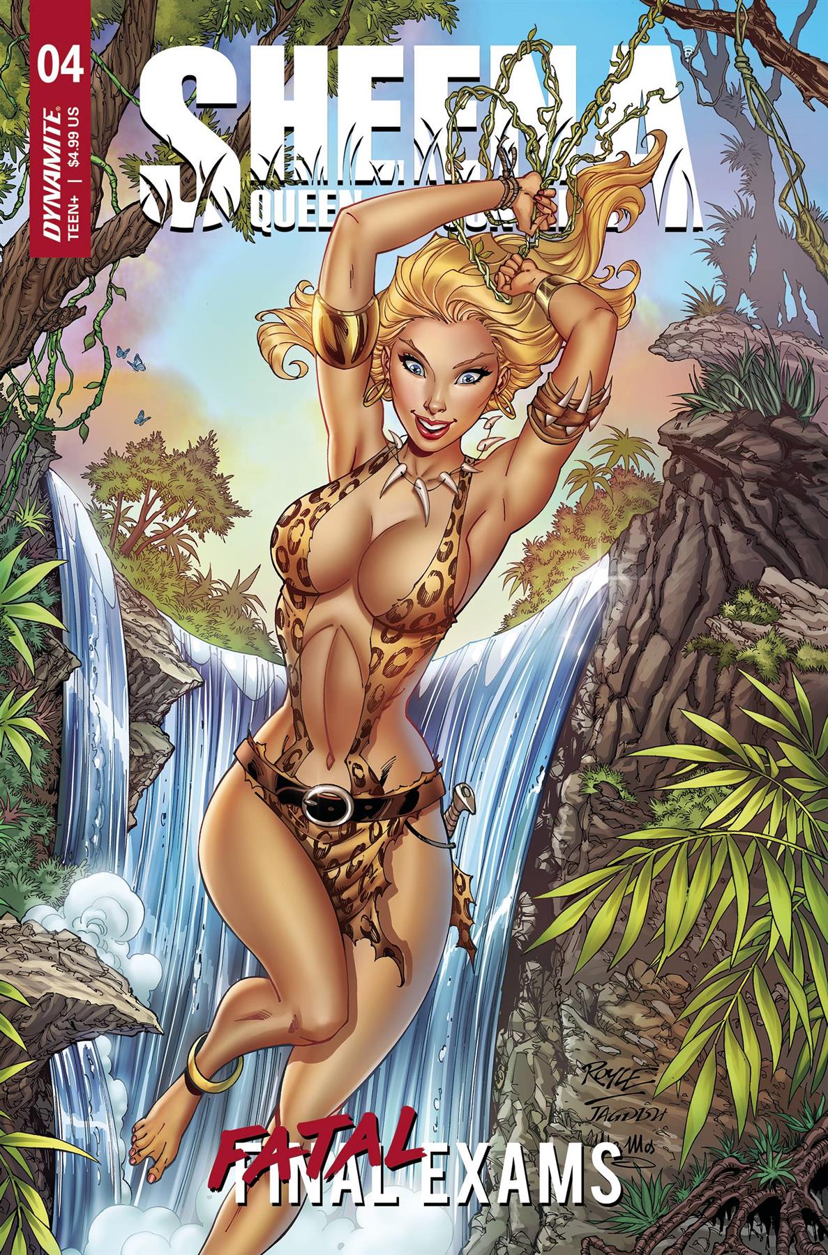 Sheena Queen Of Jungle #4 Cvr B Royle Dynamite Comic Book
