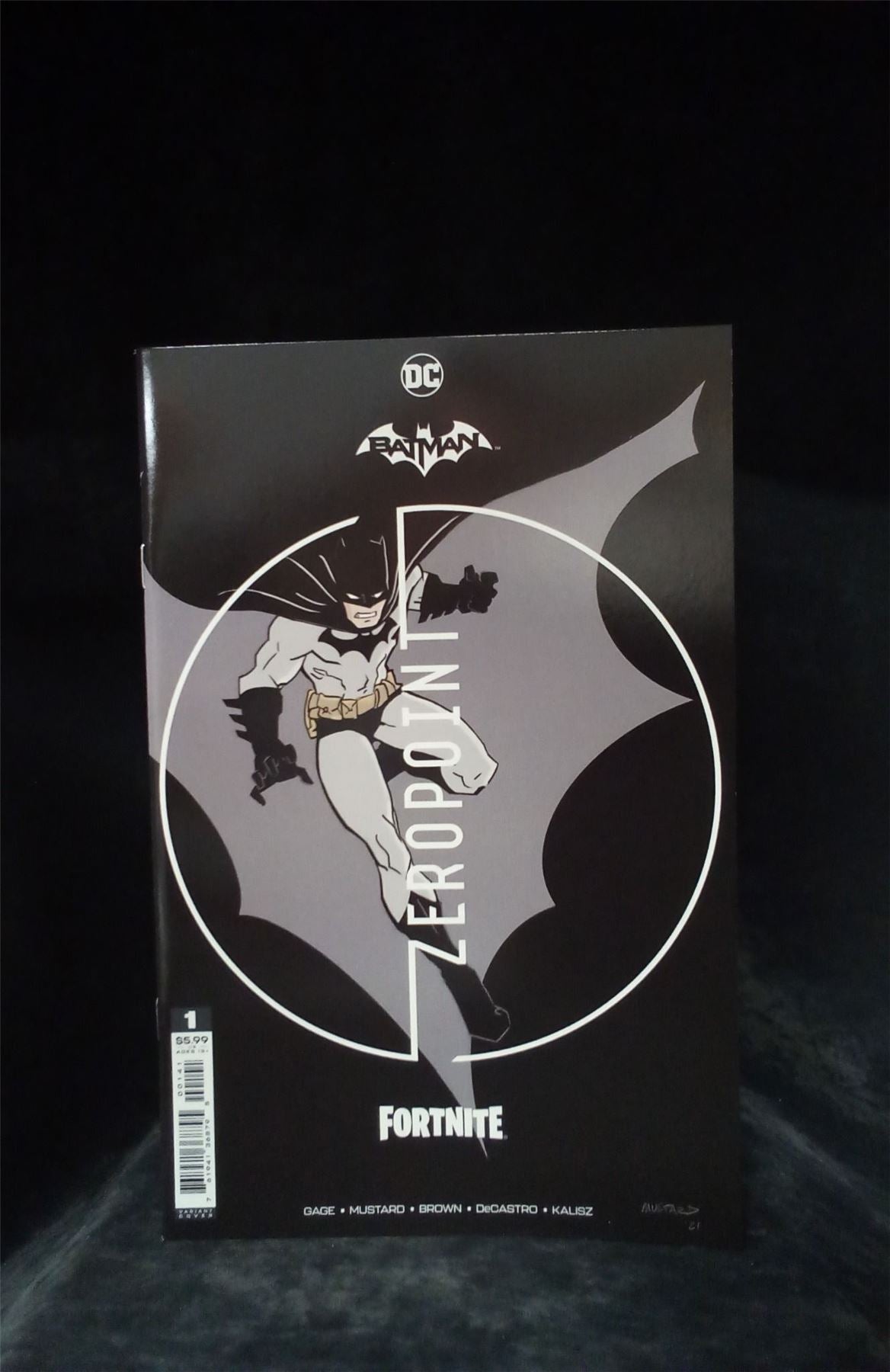 Batman/Fortnite: Zero Point #1 Mustard Cover *no code* 2021 DC Comics Comic Book