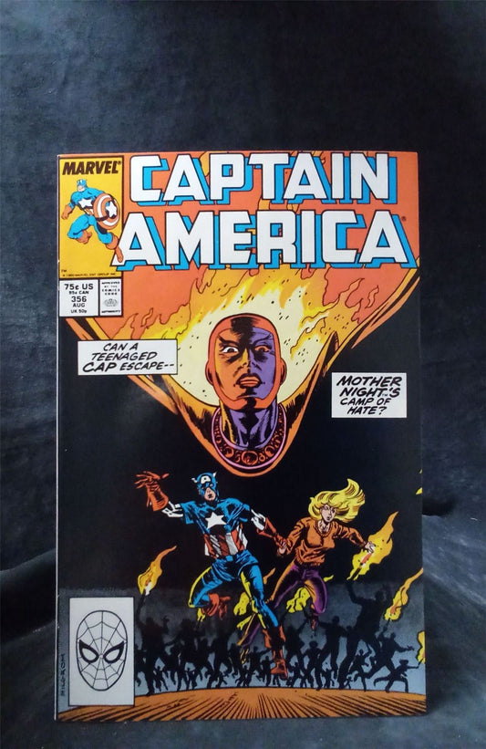 Captain America #356 1989 Marvel Comics Comic Book