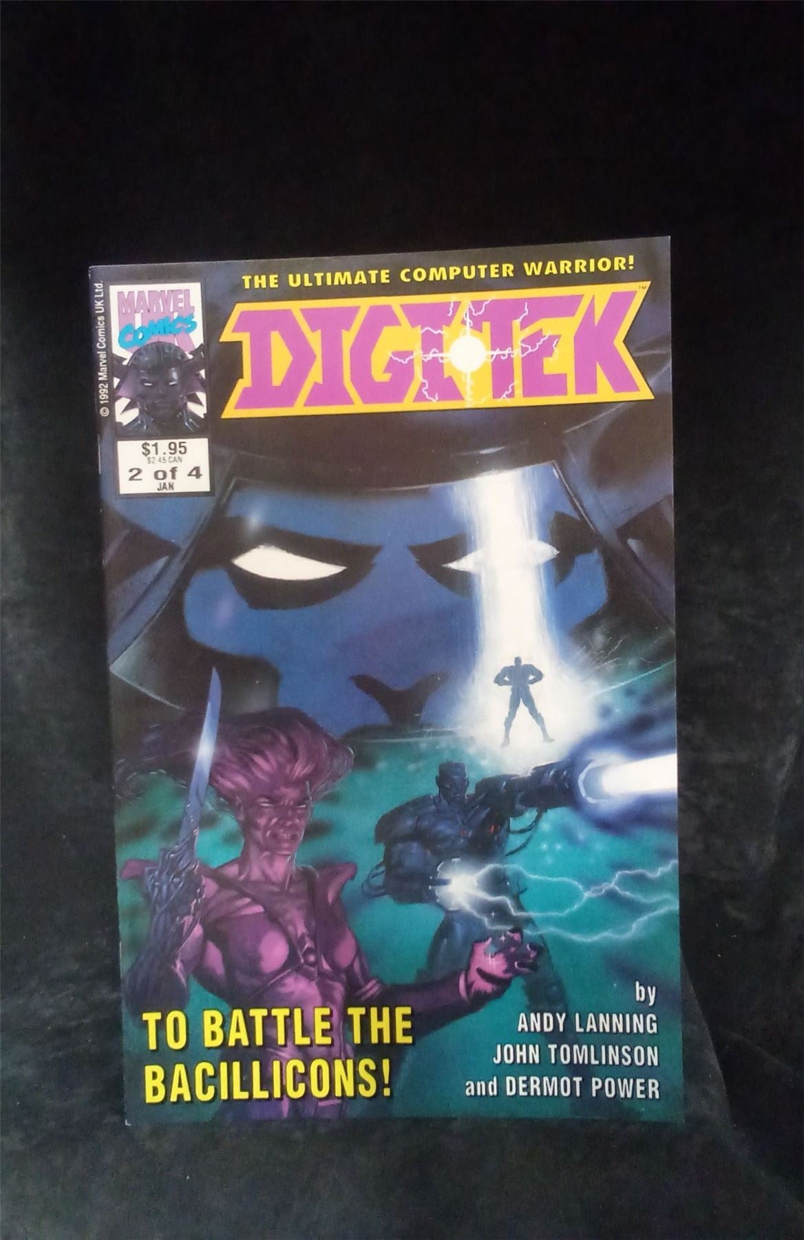 Digitek #2 1993 Marvel Comics-uk Comic Book