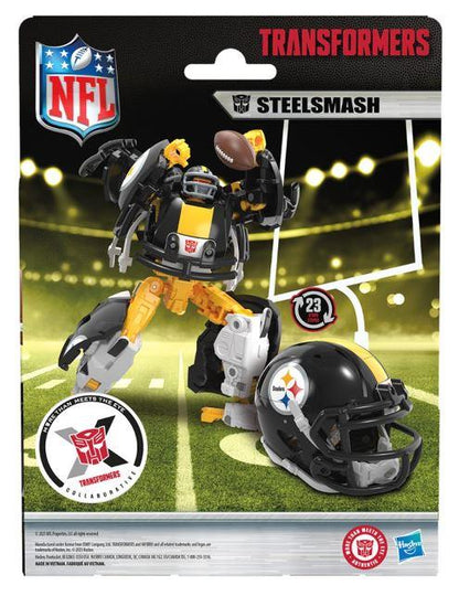 Transformers NFL Pittsburgh Steelers Steelsmash Action Figure by Hasbro
