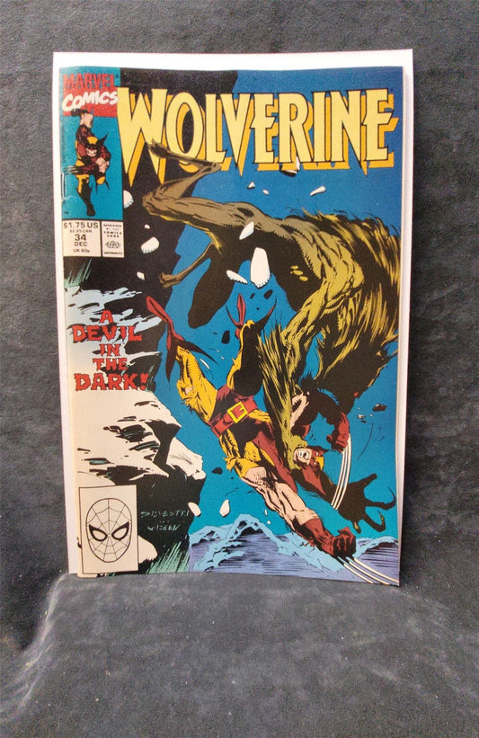 Wolverine #34 1990 marvel Comic Book