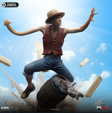 Monkey D. Luffy 1:10 Art Scale Statue Netflix One Piece By Iron Studios