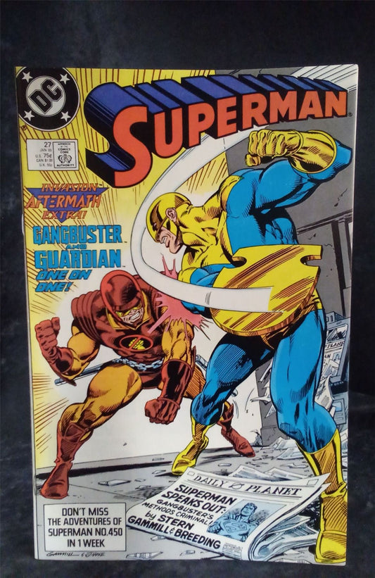 Superman #27 1989 DC Comics Comic Book