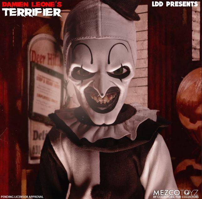 LDD Presents Terrifier: Art the Clown Doll Action Figure By Mezco Toyz