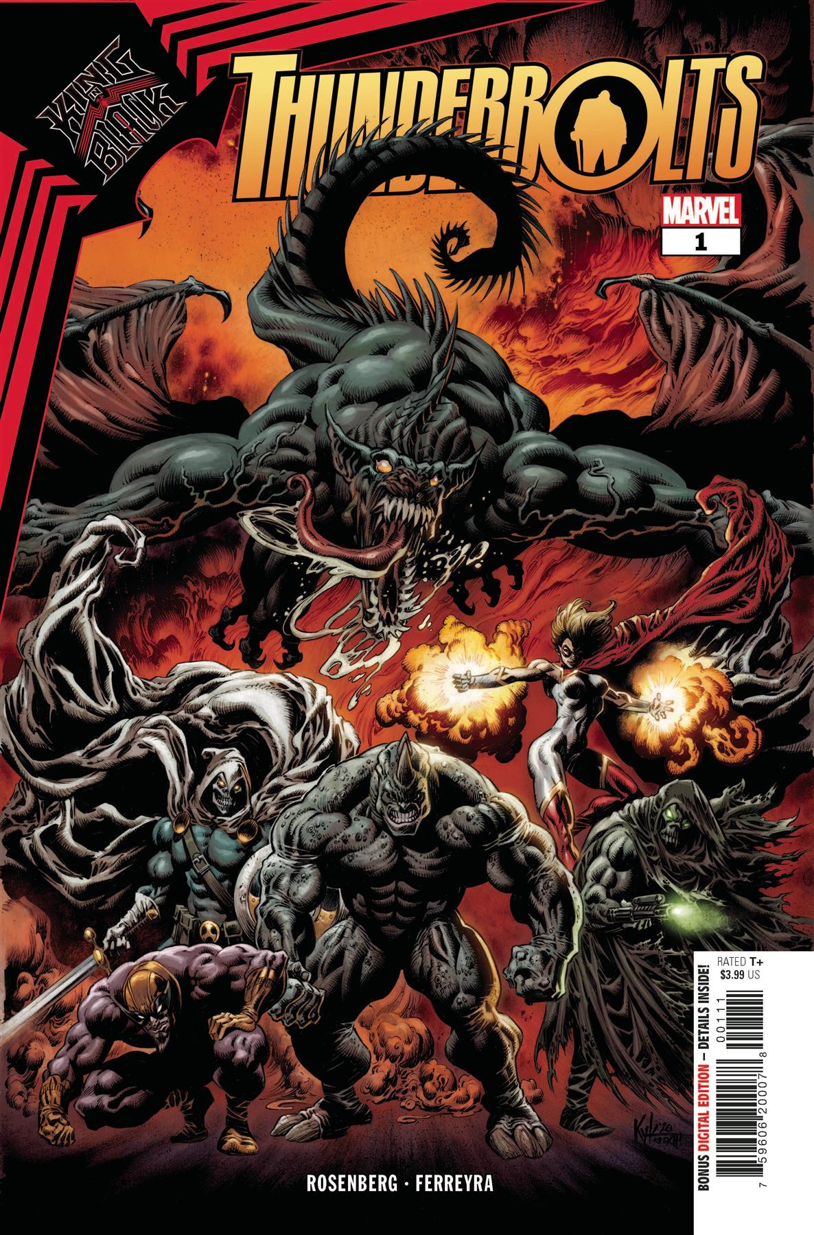 King In Black Thunderbolts #1 (of 3) Marvel Comics Comic Book