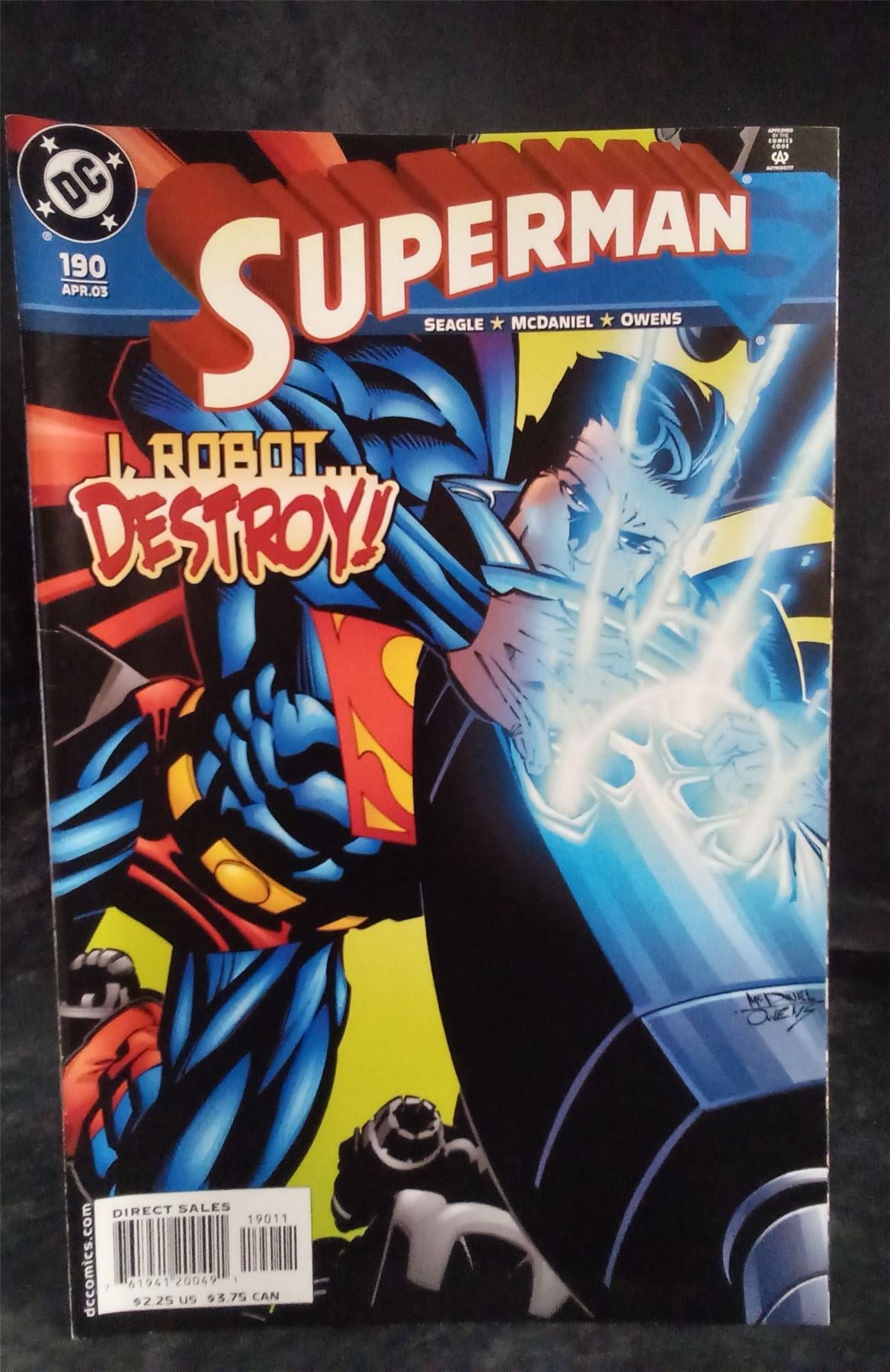 Superman #190 2003 DC Comics Comic Book