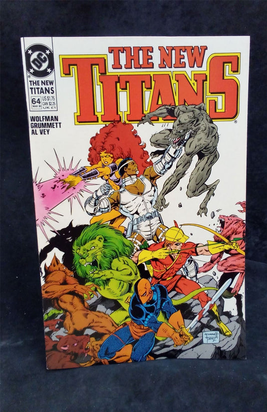 The New Titans #64 1990 DC Comics Comic Book