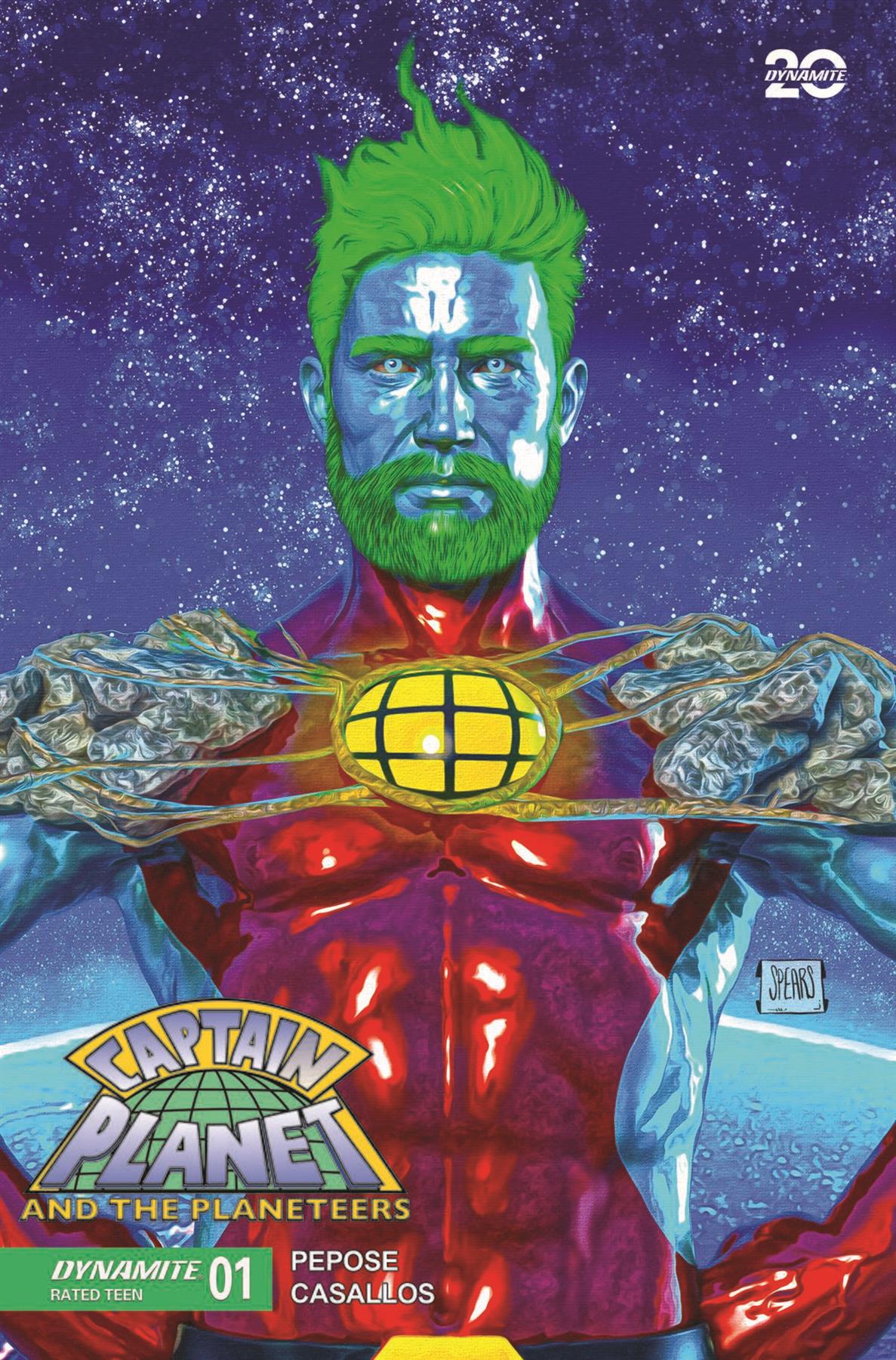 Captain Planet #1 Cvr A Spears Dynamite Comic Book
