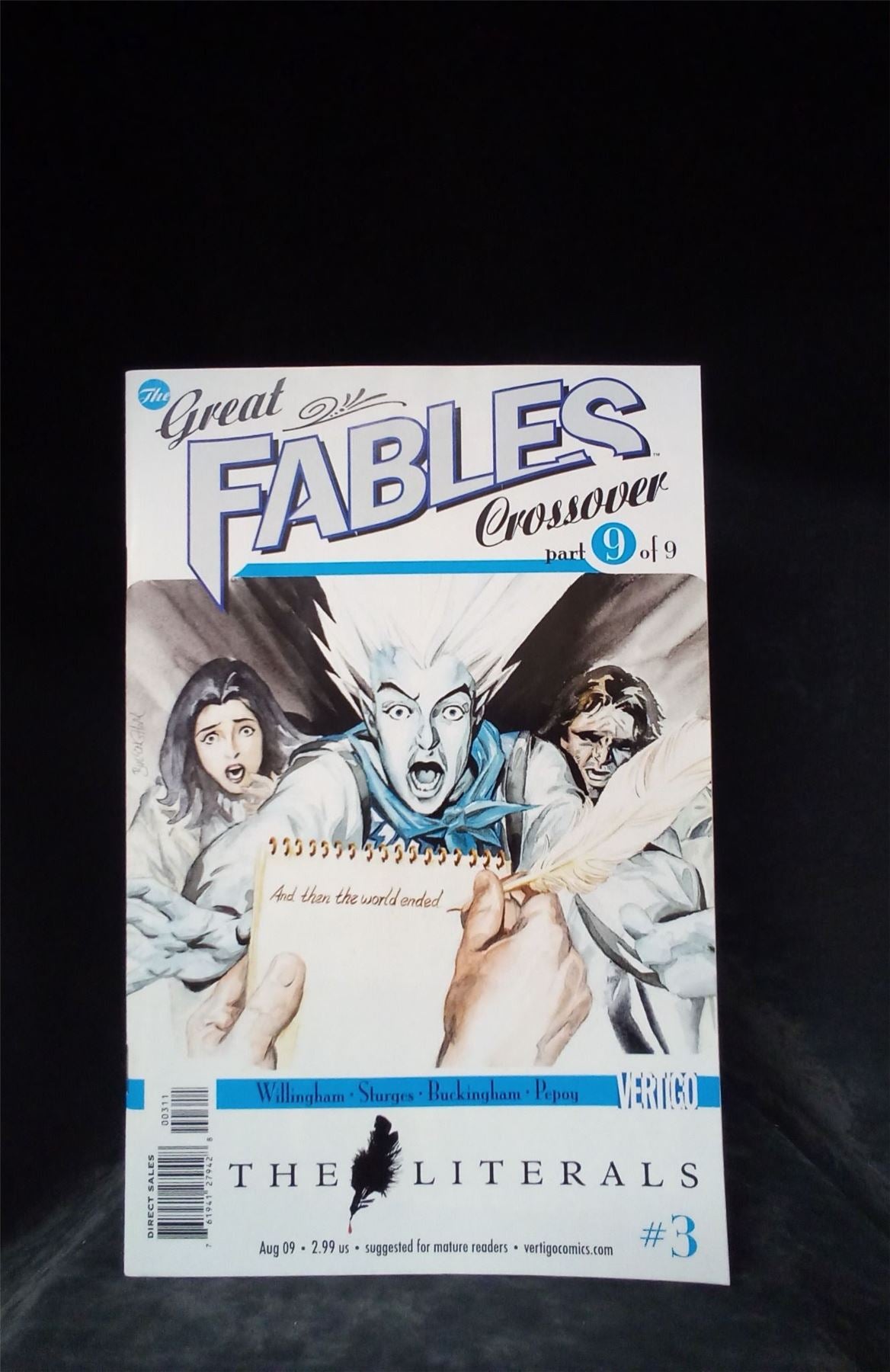 The Literals #3 2009 Vertigo Comic Book