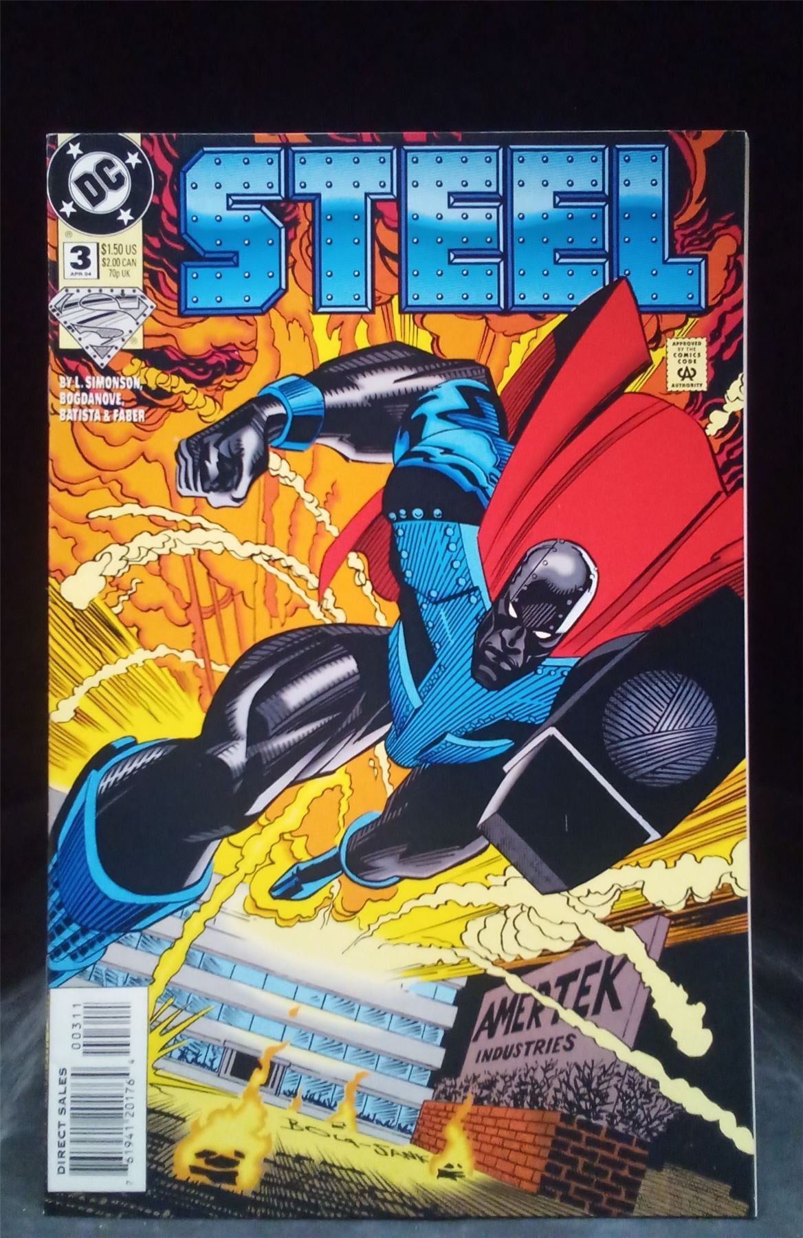 Steel #3 1994 DC Comics Comic Book