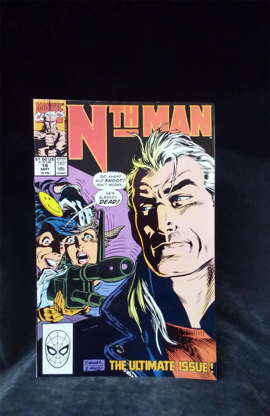 Nth Man the Ultimate Ninja #16 1990 Marvel Comics Comic Book